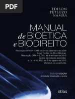 Manual de Bioética e Biodireito. Edilson Tetsuzo Nama. 2015