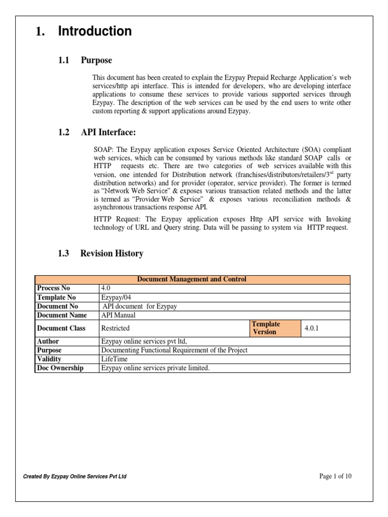 Ezypay API Documentation for Developers | PDF | Application Programming ...