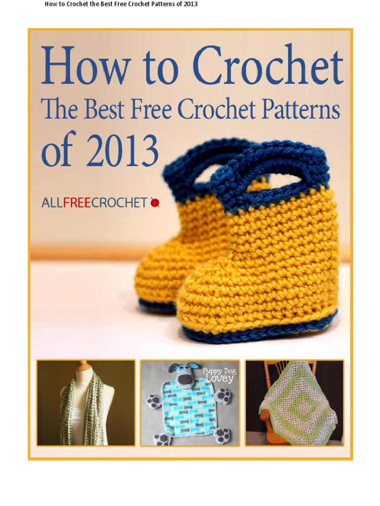 How to Crochet the Best Free Crochet Patterns of 2013 Free eBook.pdf