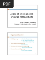 Centre of Excellence in Disaster Management: JNTUH College of Engineering Kukatpally, Hyderabad, Andhra Pradesh