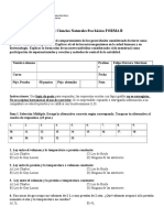 Prueba 8vo Basico Forma B