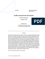 Traffic Measurement and Analysis: SICS Technical Report T99:05 ISRN: SICS-T - 99/05-SE ISSN: 1100-3154