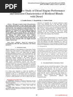 A Comparative Study of Diesel Engine Performance and Emission Characteristics of Biodiesel Blends With Diesel