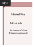 Aula 12 Dimensionamento Condutores I