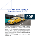 DHL Incorpora Furgonertas BYD