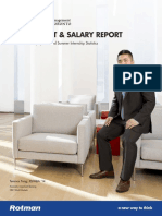 Employment & Salary Report: Full-Time MBA Employment and Summer Internship Statistics
