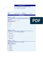 Matemática Financeira - (8) - AV1 - 2012.3