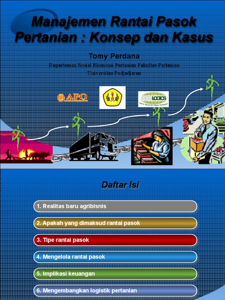 Manajemen Rantai Pasok Pertanian