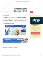 IBPS (SO) IT Officer - Exam Analysis - Afternoon Shift