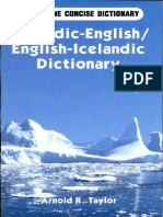 Dictionary Icelandic - English