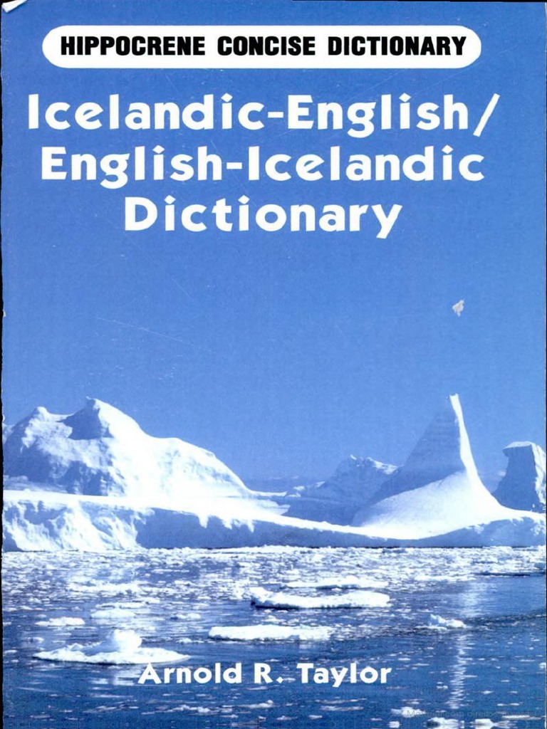 Dictionary Icelandic English PDF