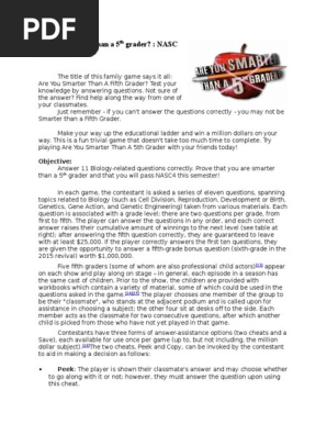 are you smarter than a 5th grader card game instructions Hasbro Gaming Are You Smarter Than A