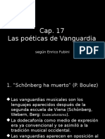 Presentación Cap. 17, Vanguardias Musicales