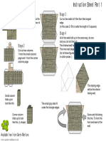 Instruction Sheet Part 1: 3D Dungeon Model System Ver. 1.0/2001 Stage 1 Stage 3