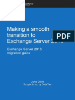 Smooth Transition to Exchange Server 2016