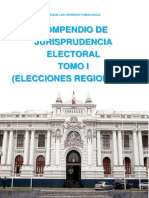 Compendio de Jurisprudencia Electoral Tomo I Elecciones Regionales
