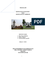 Makalah Kerajaan Banten Dan Cirebon
