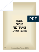 Manual DGAC Cálculo de Peso e Balanciamento PDF
