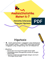 Analisis Statistika Materi6-7