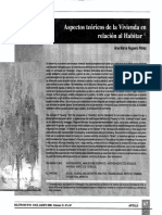 Aspectos Teoricos de La Vivienda y El Habitar PDF