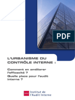 Urbanisme Du Contrôle Interne (Octobre 2008)