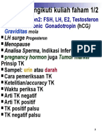 Setelah Mengikuti Kuliah Faham 1/2: Faham Hormon2: FSH, LH, E2, Testosteron Human Chorionic Gonadotropin