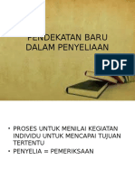 Pendekatan Baru Dalam Penyeliaan