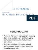 Psikiatri Forensik - (Dr. Maria, Sp. KJ)