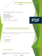 Clasificación Del Derecho