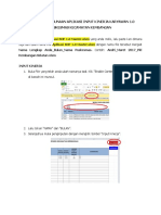 Panduan Penggunaan Aplikasi Input Kinerja Karyawan 1.0