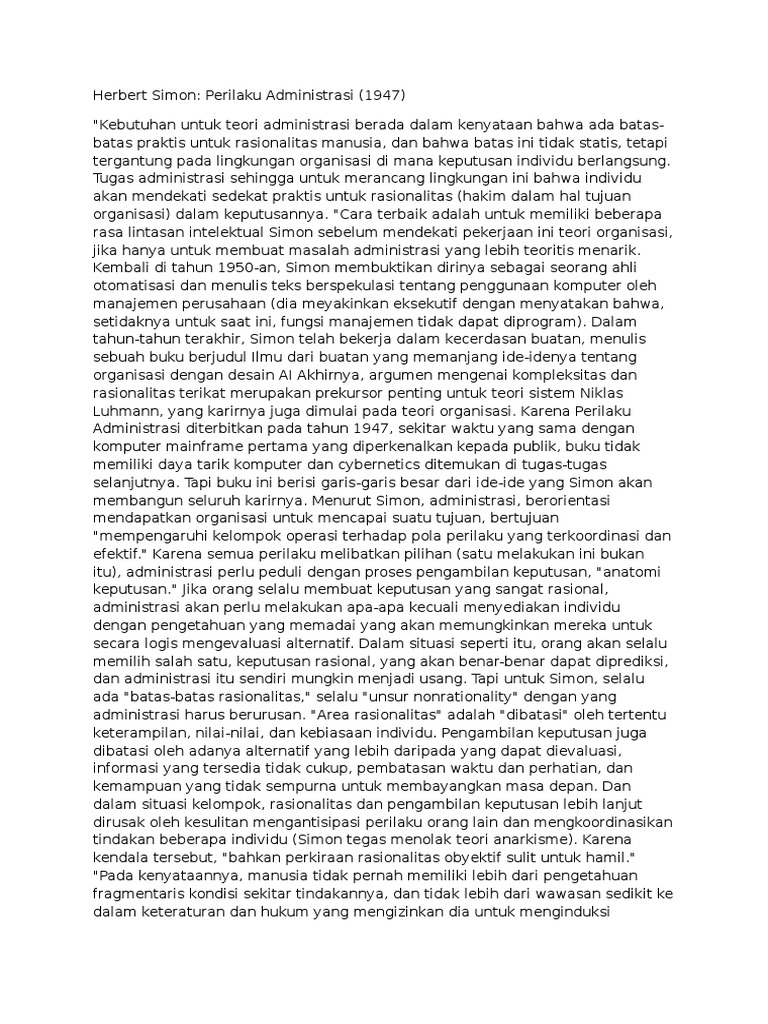 Herbert Simon PDF
