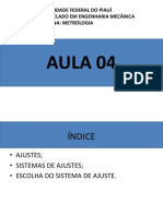 Aula 04 - Princípios de Metrologia Industrial - Hélio de Paula
