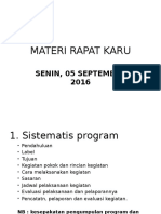 Materi Rapat Karu