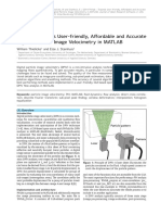 Pivlab - Towards User-Friendly, Affordable and Accurate Digital Particle Image Velocimetry in Matlab