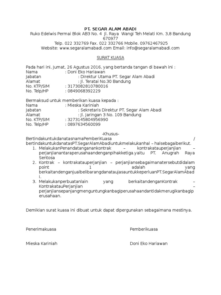 Contoh Surat Perletakan Jawatan Sebagai Bendahari Persatuan Penduduk