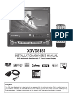 XDVD8181: Installation/Owner'S Manual