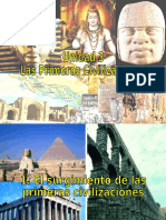 Unidad 3 Las Primeras Civilizaciones