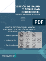 Gestión de Salud y Seguridad Ocupacional