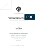 Analisis Sistem Pelayanan Pasien Rawat Inap Dengan Jaminan Persalinan (Jampersal) Di Rsup Fatmawati Jakarta Tahun 2011