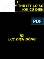 Chuong 1.2 - Ly Thuyet Co So KCD - Luc Dien Dong