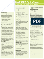 2016 FRMPart 2 Quick Sheet