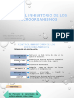 Control inhibitorio microorganismos