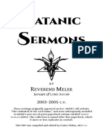 Satanic Sermons - Reverend Melek