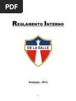 Reglamento Colegio La Salle Arequipa 2012