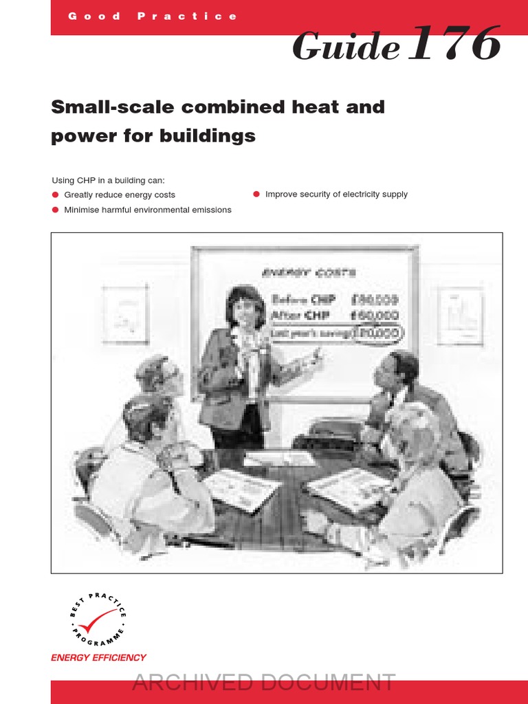 GPG176 Small Scale Combined Heat and Power CHP For Buildings 1996 | PDF ...