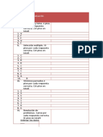 Rubrica de Evaluacion