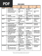 Speech Rubrics PDF