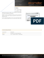 Elcometer 143 Crack Width Ruler