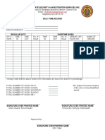 Golden Gate Security Timesheet