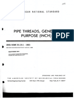 ANSI ASME B1.20.1, NPT Pipe Threads PDF